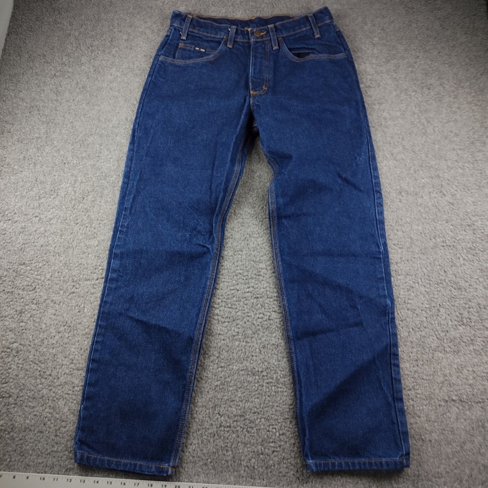 Tyndale FR Jeans Mens 32x32 J230T MVM Rodeo Blue Arc Rated Flame Resistant EUC